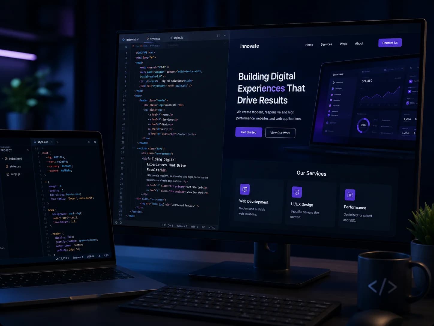 Web Development service by Waka Consulting