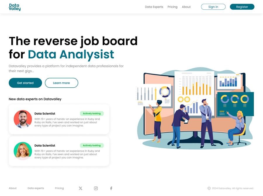 Designing a Reverse Job Board for Data Specialists