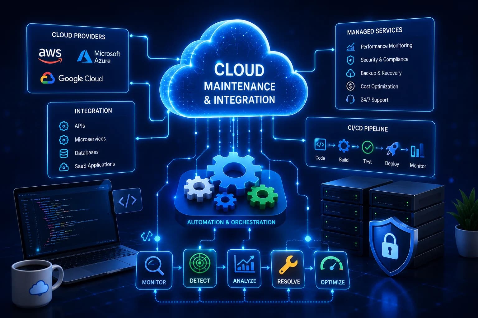 Cloud Maintenance & Integration service by Waka Consulting